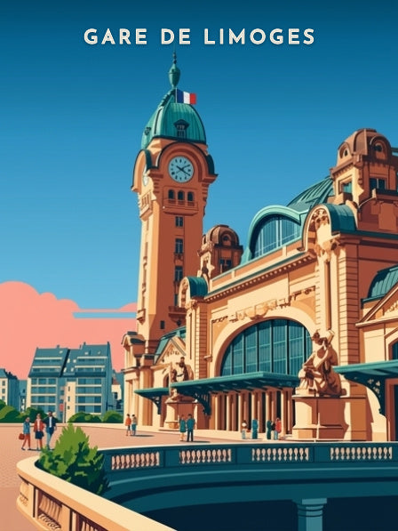 Gare de Limoges — Pôdevache, visuel seul