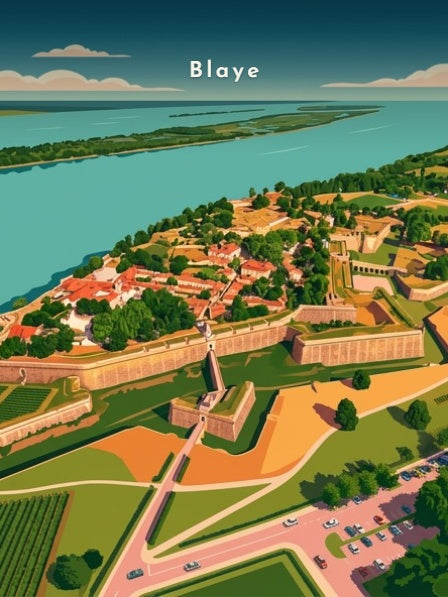 La citadelle et l'estuaire — Pôdevache, visuel seul
