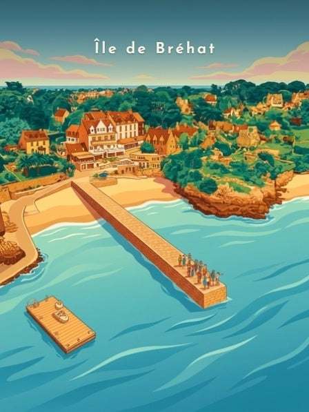 La jetée de Port-Clos — Pôdevache, visuel seul