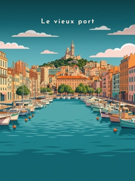Le vieux port — Pôdevache, visuel seul