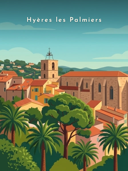 Hyères les Palmiers — Pôdevache, visuel seul