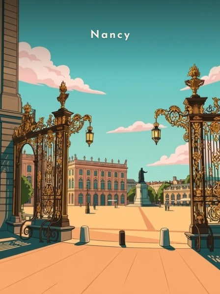 Les grilles de la place Stanislas — Pôdevache, visuel seul