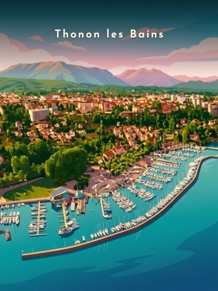 Panorama sur le grand port — Pôdevache, visuel seul
