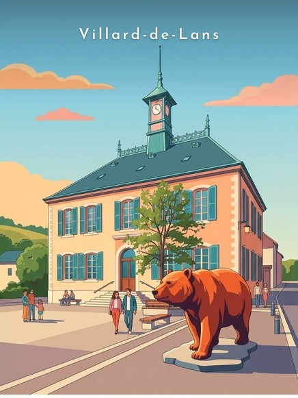 Maison du Patrimoine et l'Ours — Pôdevache, visuel seul