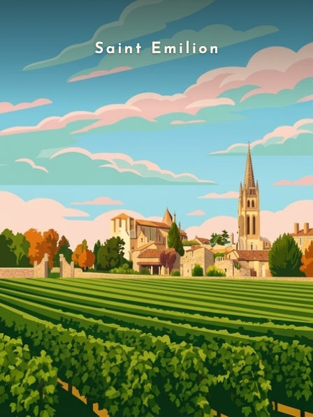 Le clocher depuis les vignes — Pôdevache, visuel seul