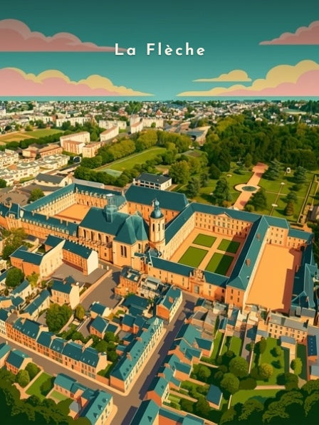 Le Prytanée militaire vu du ciel — Pôdevache, visuel seul