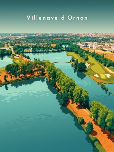 Le golf et le domaine de Geneste — Pôdevache, visuel seul