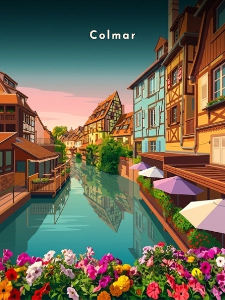 La Petite Venise au crépuscule — Pôdevache, visuel seul