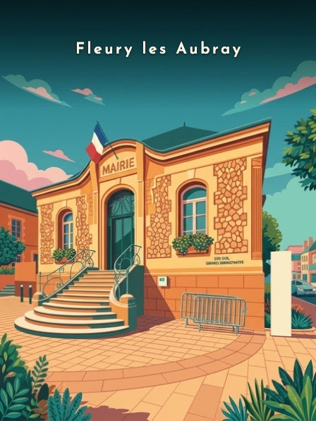 Fleury les Aubray — Pôdevache, visuel seul