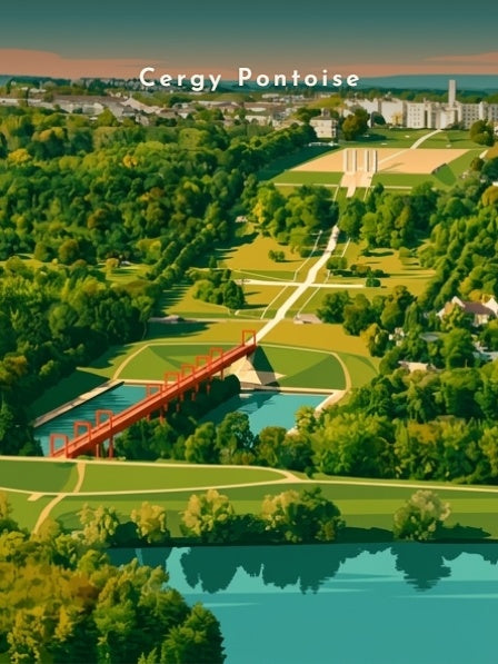 Cergy Pontoise — Pôdevache, visuel seul