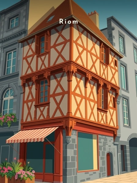 Maison à pans de bois — Pôdevache, visuel seul