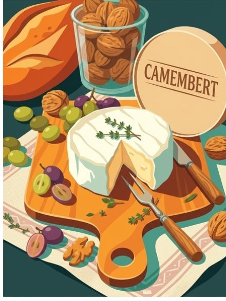 Nature morte au camembert — Pôdevache, visuel seul