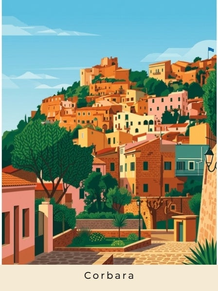 Vue sur le village perché — Pôdevache, visuel seul