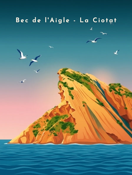 Bec de l'Aigle - La Ciotat — Pôdevache, visuel seul