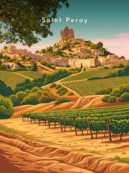Le château de Crussol — Pôdevache, visuel seul