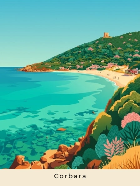 Plage de Ghjunchitu — Pôdevache, visuel seul