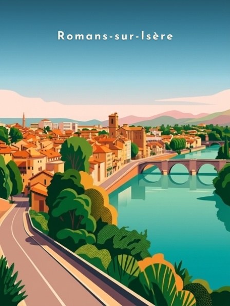 Panorama sur l'Isère — Pôdevache, visuel seul