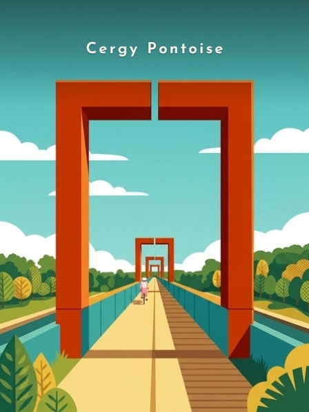 Cergy Pontoise — Pôdevache, visuel seul