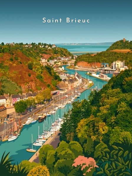 Le port du Légué — Pôdevache, visuel seul