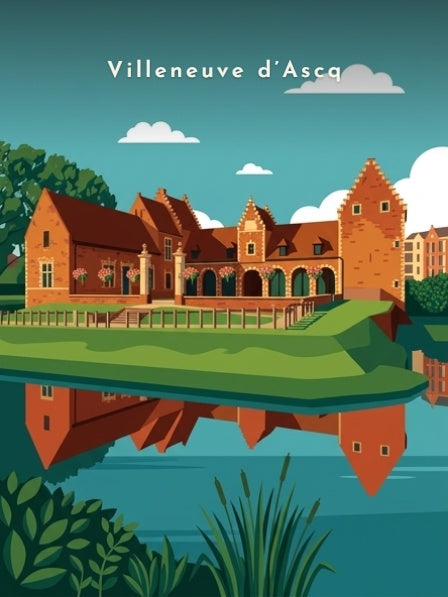 Château de Flers, vue de face — Pôdevache, visuel seul