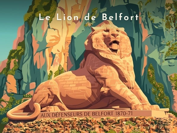 Le Lion de Belfort — Pôdevache, visuel seul