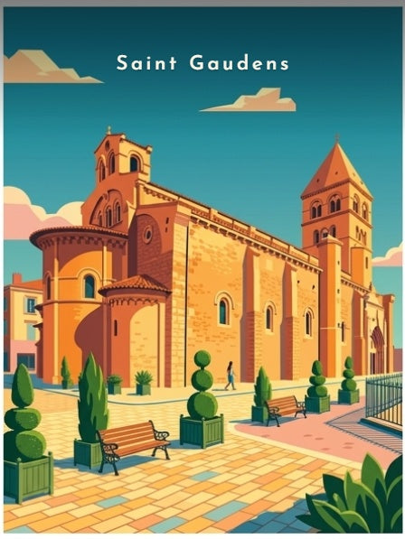 Le chevet de la collégiale — Pôdevache, visuel seul
