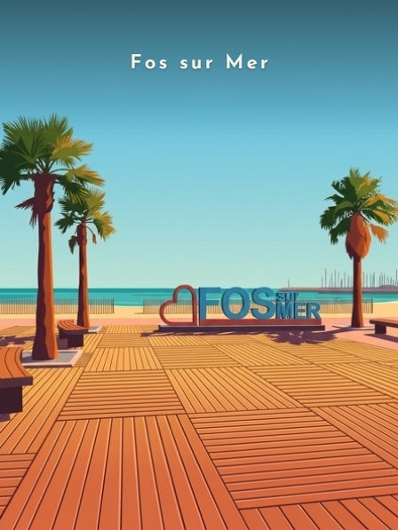 Esplanade de la Grande Plage — Pôdevache, visuel seul