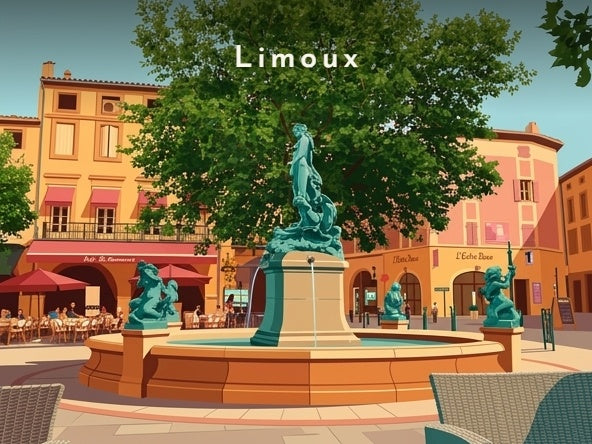 La place de la République — Pôdevache, visuel seul