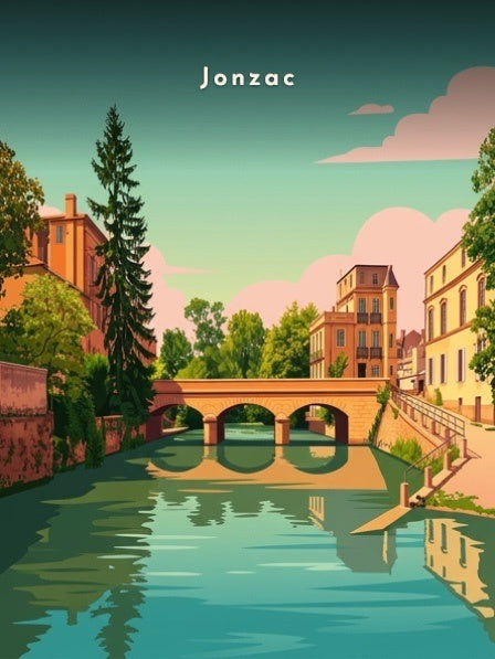 Les bords de la Seugne — Pôdevache, visuel seul