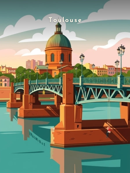 Pont Saint-Pierre et La Grave de jour — Pôdevache, visuel seul