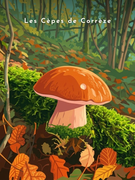 Les Cèpes de Corrèze — Pôdevache, visuel seul