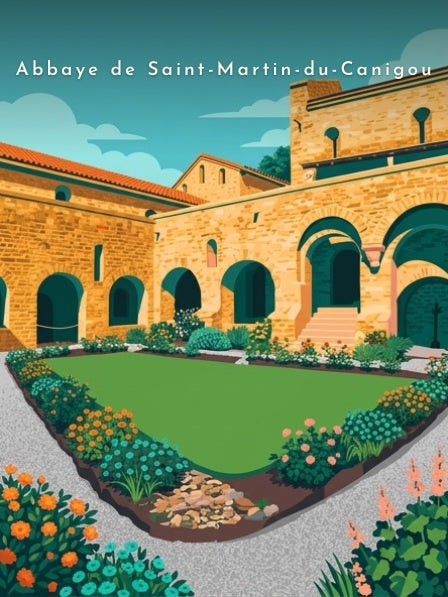 Abbaye de Saint-Martin-du-Canigou — Pôdevache, visuel seul