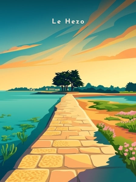Le sentier côtier et les pins — Pôdevache, visuel seul
