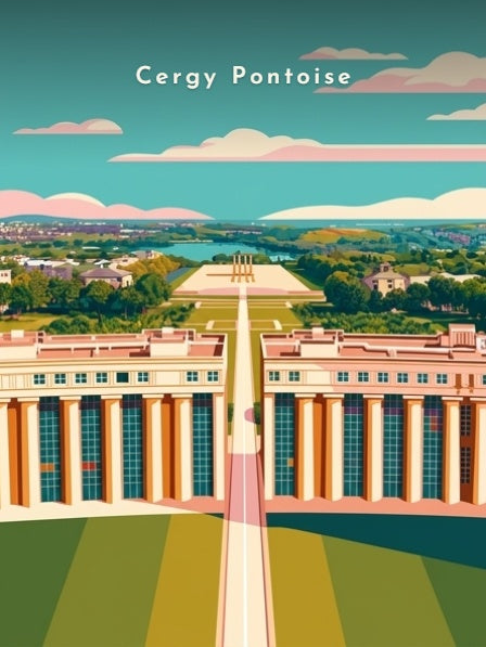 Cergy Pontoise — Pôdevache, visuel seul