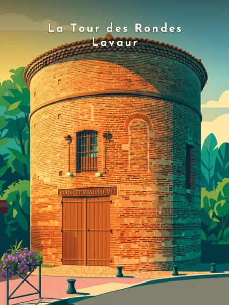 La Tour des Rondes Lavaur — Pôdevache, visuel seul