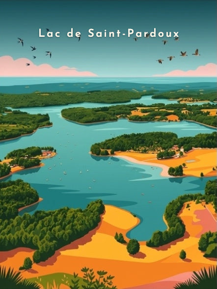 Lac de Saint-Pardoux — Pôdevache, visuel seul