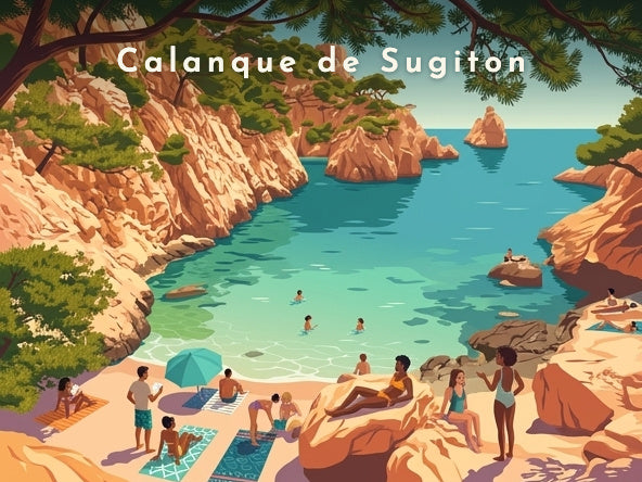 Calanque de Sugiton — Pôdevache, visuel seul