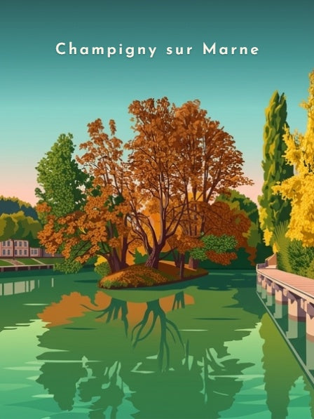 L'îlot aux couleurs d'automne — Pôdevache, visuel seul