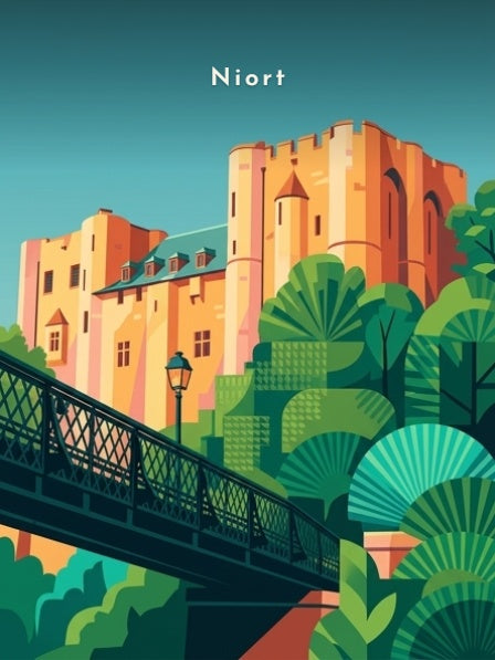 Le Donjon depuis la passerelle — Pôdevache, visuel seul