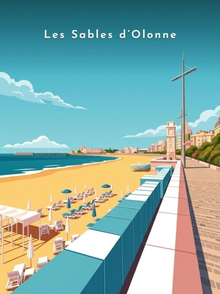 La Grande Plage et le Remblai — Pôdevache, visuel seul