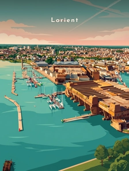 Base sous-marine de Keroman — Pôdevache, visuel seul