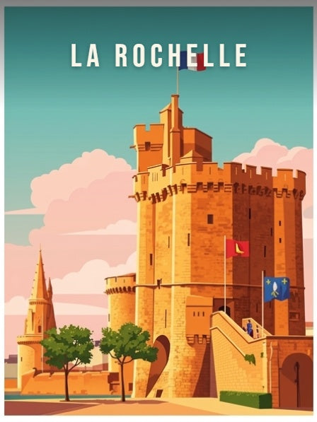 Tour Saint-Nicolas et son escalier — Pôdevache, visuel seul