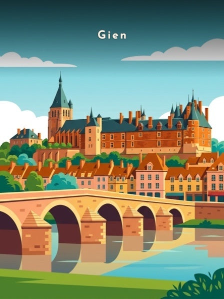 Le château et le vieux pont — Pôdevache, visuel seul