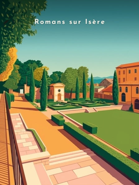 Jardins du musée de la Chaussure — Pôdevache, visuel seul