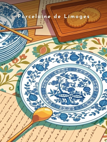 Porcelaine de Limoges — Pôdevache, visuel seul