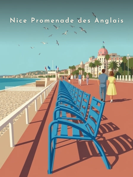 Nice Promenade des Anglais — Pôdevache, visuel seul