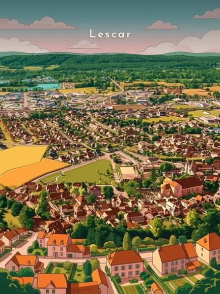 La cité médiévale et la cathédrale — Pôdevache, visuel seul