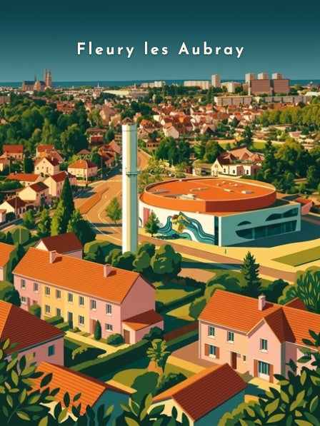 Fleury les Aubray — Pôdevache, visuel seul