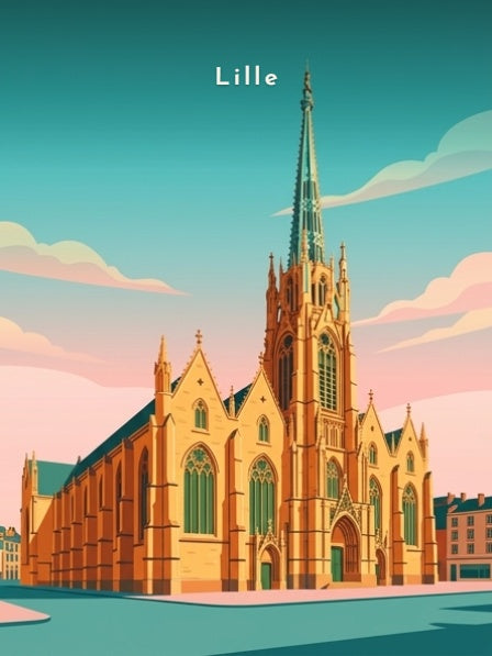 L'église néogothique — Pôdevache, visuel seul