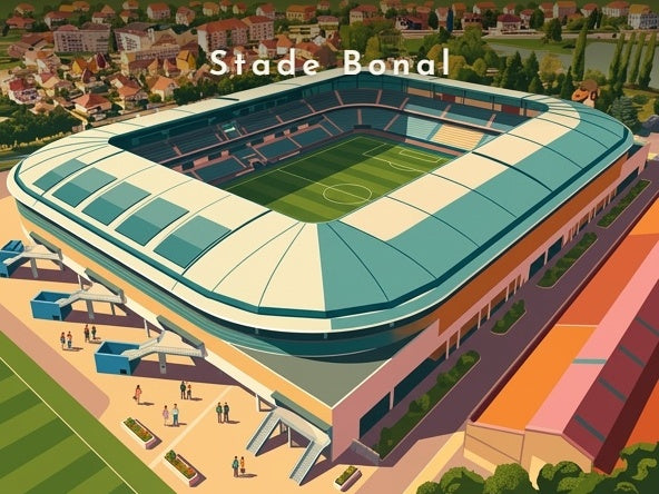 Stade Bonal — Pôdevache, visuel seul